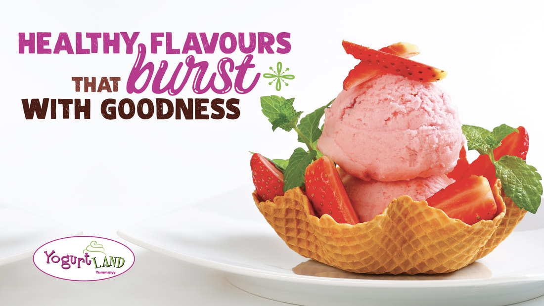 Healthy Flavours that burst with Goodnes Yogurt Land Fresh Media Social Media Agency 